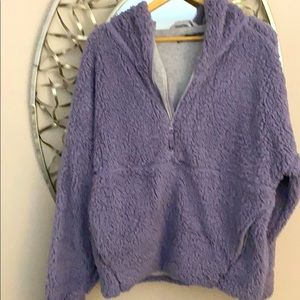Prana hooded teddy fleece
